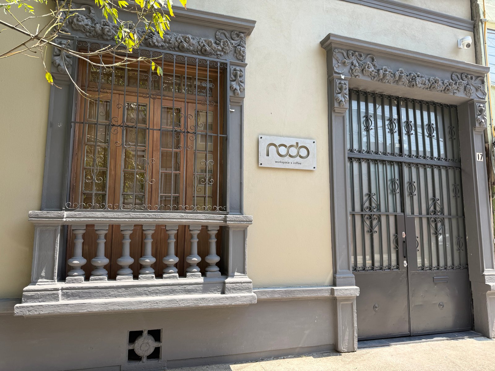 Fachada NODO — Chihuahua 17, Colonia Roma